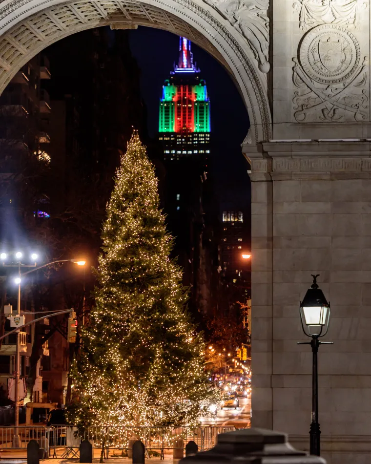 Lesser-known NYC Christmas trees