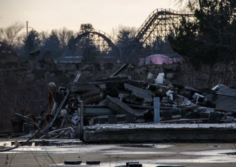 Remnants of Geauga Lake amusement park still exist